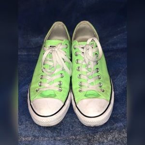 Neon Green Converse